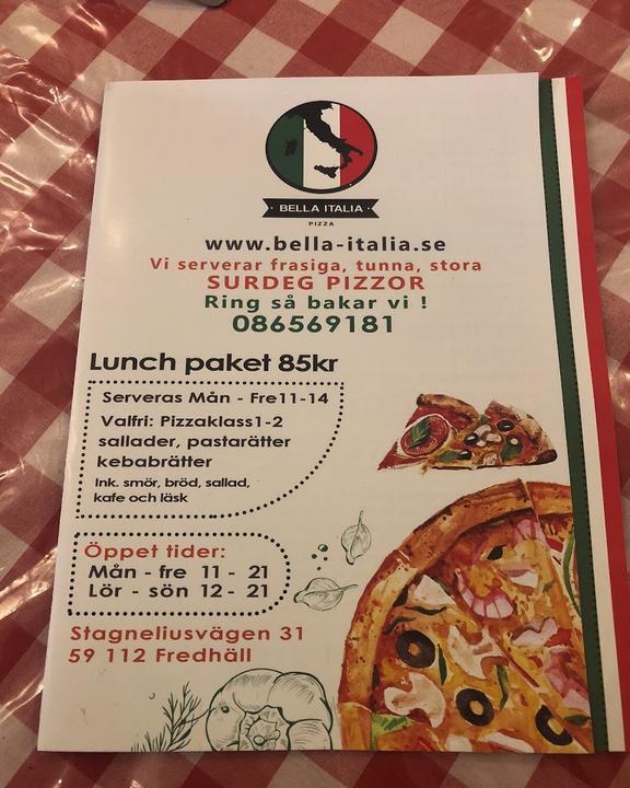 Pizzeria Bella Italia & Lieferdienst